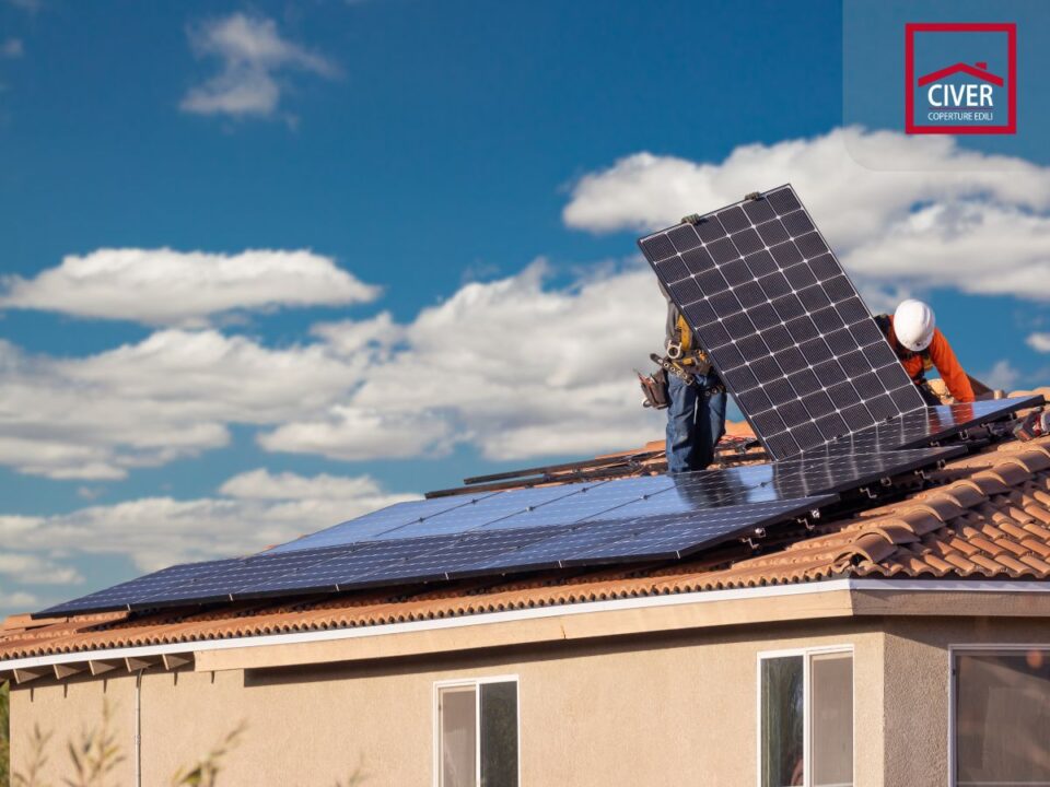 installazione impianto fotovoltaico, rifacimento tetto